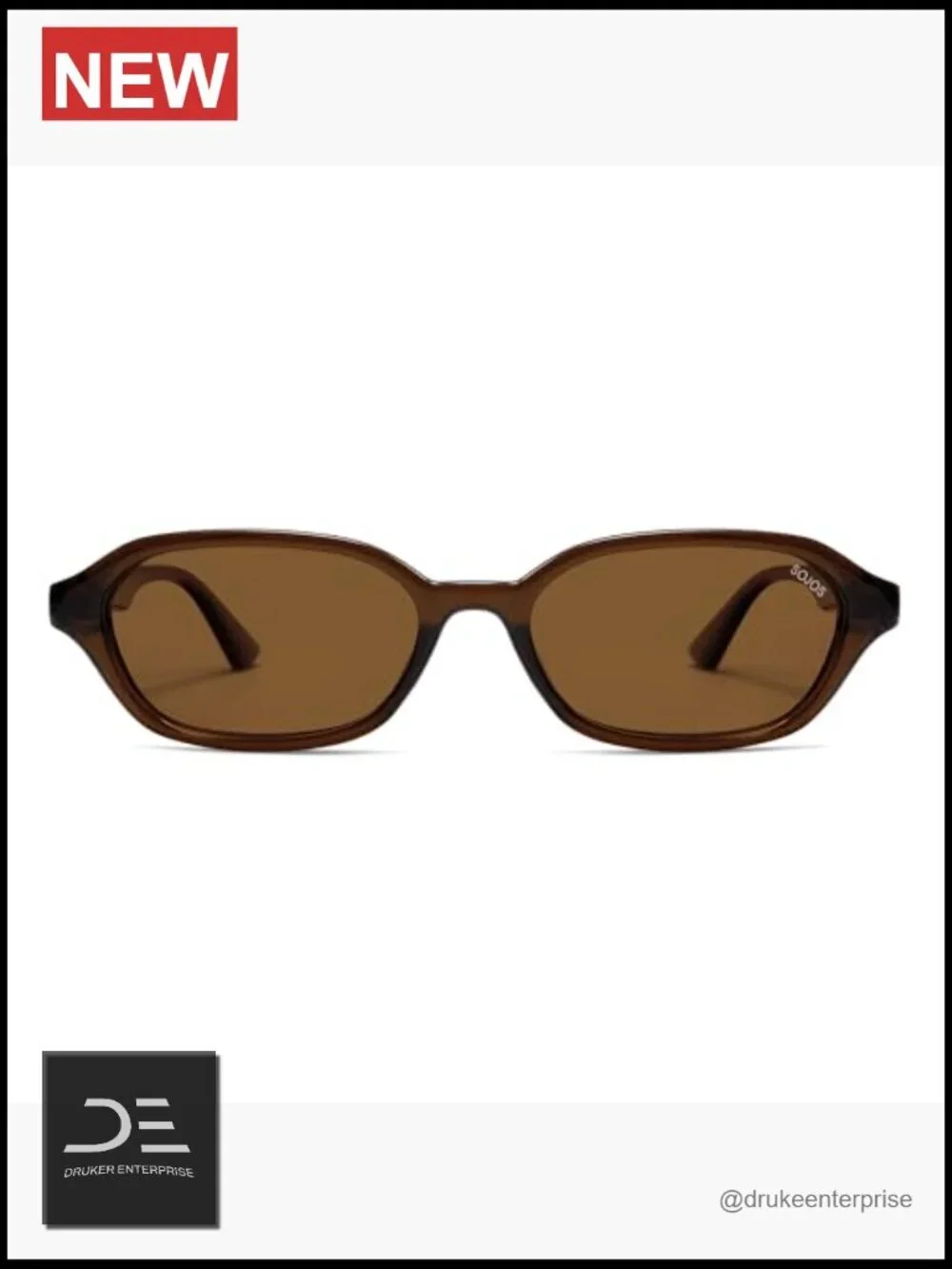 Vintage Rectangle Polarized Sunglasses UV400 Protection Gift Ready